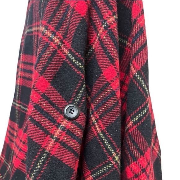 Pendleton virgin wool plaid cape - Picture 4 of 6